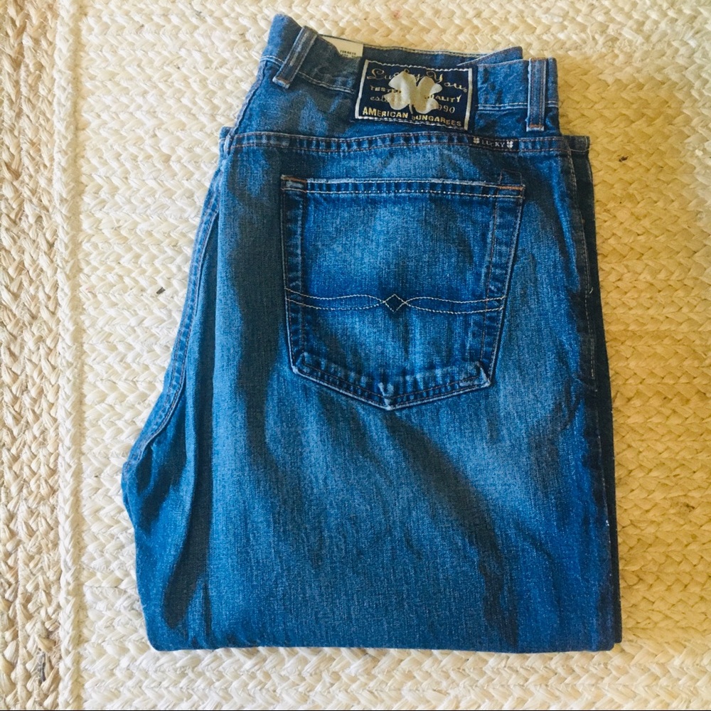 Men’s Light Wash Lucky Brand Dungarees